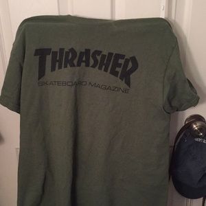 Original THRASHER olive T-Shirt